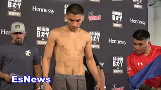 Vergil Ortiz Faceoff and Weigh In EsNews Boxing
