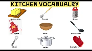 Kitchen Vocabulary in English | English practice