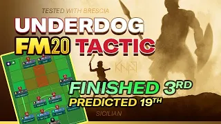 Underdog FM20 Tactic | From Relegation to Champions League! | Best Football Manager Tactics