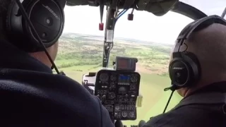 Gazelle helicopter Hungary test flight