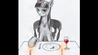 Pony Tales [MLP Fanfic Readings] 'A Twilight Dinner Date' by Fimbulvinter (romance/slice-of-life)