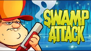 🐊 ЗАЩИТИ СВОЕ БОЛОТО! ► Swamp Attack Прохождение №1