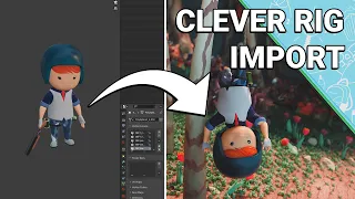 Use Link and Library Overrides to Import Character Rigs Into Blender 3.0