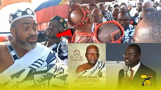 Asante Chiefs Attαckεd By Ga Chiefs For Riding In A Palanquin at the Zoomlion CEO fathers funeral