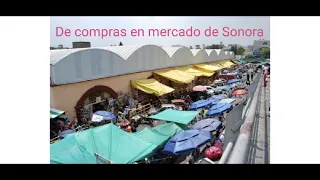 De compras en el mercado de Sonora CDMX