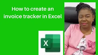 How to create an invoice tracker in excel