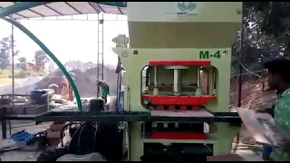 M-4 fully automatic high speed fly ash brick making machine