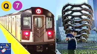 Johny's MTA Subway Train Ride To Hudson Yards Vessel Sculpture NYC