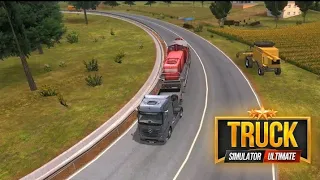 Truck Simulator: Ultimate - Realistic Rain & Escort Delivery GamePlay HD #trucksimulaterultimate