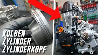 KTM 690 Kolben und Zylinder selber richtig wechseln/einbauen