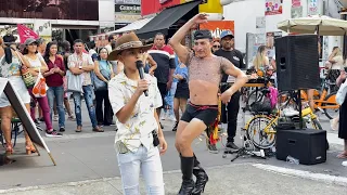 VOCÊ NAO VAI ACREDITAR QUANDO ESSE GAROTO COMEÇOU CANTAR 🎤 JOELMA E MANU BATIDÃO