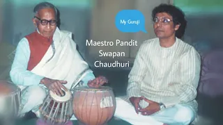Guru of Pandit Swapan Chaudhuri Hirubabu Ganguly the Legend #tabla #zakirhussain #ustadzakirhussain