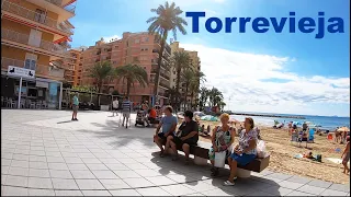 Torrevieja, Costa Blanca, Spain. Friday Morning Walking Tour Heading to the Promenade & Beach 🇪🇸