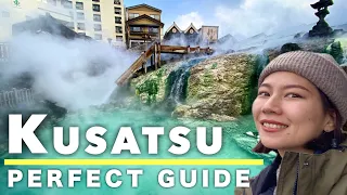 KUSATSU🇯🇵 Japanese girl tell you "TOP11 Things to do in Kusatsu Onsen Town🏔️"  Japan travel vlog