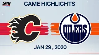 NHL Highlights | Flames vs Oilers – Jan. 29, 2020