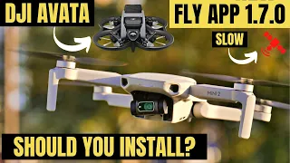 DJI Launch AVATA FPV Drone & NEW Fly App UPDATE 1.7.0 - FULL REVIEW!