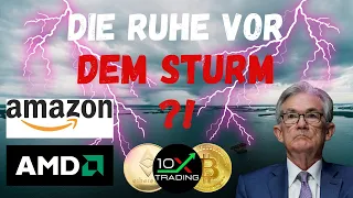 AKTIEN - Droht ein Crash ?! AMD Amazon Analyse - Aktie kaufen ?! FED Zinsentscheid Bitcoin Ethereum