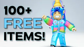 HURRY! GET 100 CUTE FREE ROBLOX ITEMS 🤩🥰