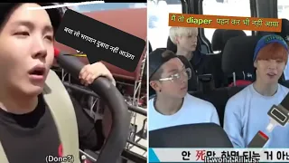 BTS in amusement park hindi dubbing 🤣🤣