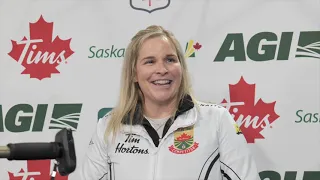 Media Scrum - Draw 1 - 2021 Tim Hortons Curling Trials