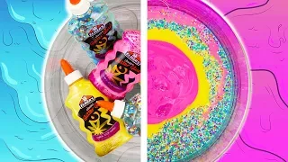 REAL vs. PRANK SLIME CHALLENGE - ALLES MISCHEN! Schleim Experiment | Kleber & Seifen Schleim DIY