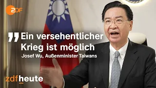 „China möchte irgendwann angreifen“ - Interview mit Taiwans Außenminister | auslandsjournal