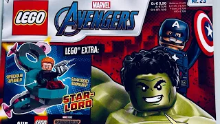 NEUE Lego Marvel Avengers Magazin Nr  23 mit Star Lord