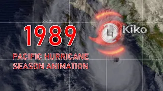 1989 Pacific Hurricane Season Animation