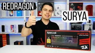 Металевий корпус та яскрава RGB підсвітка - Огляд механічної клавіатури Redragon Surya.