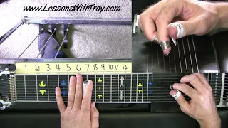 E9 Pedal Steel Basics - #9 - Applying C6 Sounds to E9 - Thunderstorms and Neon Signs