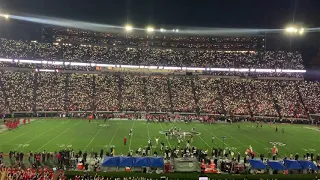 4th Quarter Georgia Bulldogs Football Sanford Stadium lights