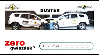 #Duster ZERO gwiazdek w testach Latin NCAP vs 3 gwiazdki Euro NCAP