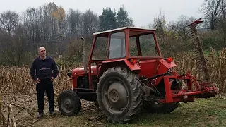 Stelovanje bočne kose na traktoru / Imt 533