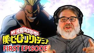 Anime Dad REACTS to My Hero Academia, Ep 1