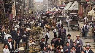 New York 1900s Colorized and Restored | HCP7041 | Please Subscribe and like us ❤👍