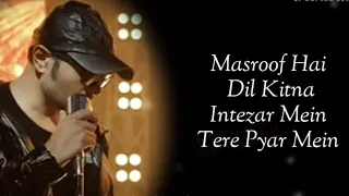 Terre Pyaar Mein (LYRICS )- Himesh Reshammiya | Masroof Hai Dil Kitna | Surroor 2021| Shivangi Verma