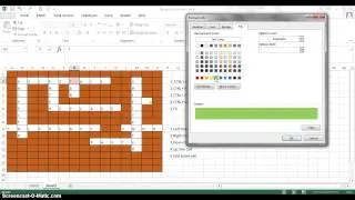 TechComm Crossword Puzzle on Excel -Conditional Formatting