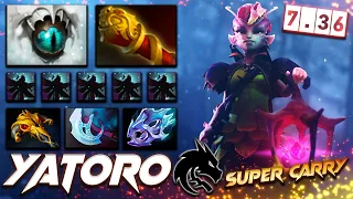 7.36 Yatoro Dark Willow Super Carry - Dota 2 Pro Gameplay [Watch & Learn]