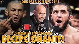 ISLAM MAKHACHEV y CHIMAEV en ¡GRAVES PROBLEMAS antes UFC 294! PAULO COSTA INSULTA y ATACA a  KHAMZAT