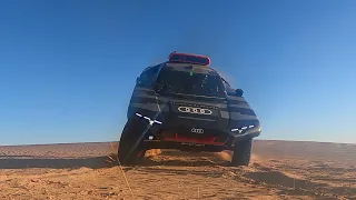 Audi 2022 Dakar Test with Stephane Peterhansel