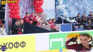 Anna Shcherbakova - Free Program, Channel One Cup, team and coach's reaction, 2022