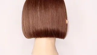 Learn How To Cut A Square Line Bob Haircut In This Easy Tutorial!