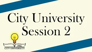 2023 City University - Session 2