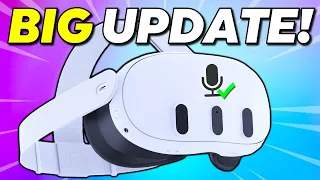 Big Quest 3 Update. Better Microphone Quality & Handtracking Improvements