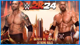 Wrestlemania 35 - Batista Vs Triple H (WWE 2K24)