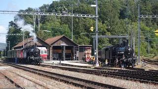 SBB Historic B 3/4 1367 und Eb 3/5 5819 in Koblenz