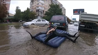 Шторм, потоп, наводнение, дождь, ураган, ливень в Одессе