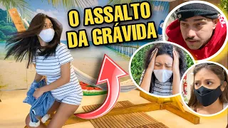 A GRÁVIDA FOI ASSALTADA!!! 😱 *novelinha*