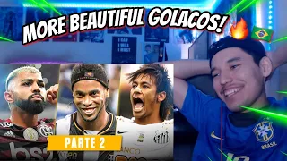 *REACTION* 50 Most Amazing Goals Of Brazilian Football - Part 2🔥🙌