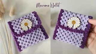 DIY |  Macrame Wallet Tutorial for Beginners